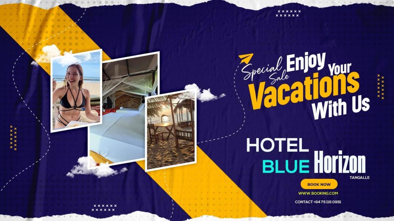 Blue Horizon Beach Hotel Тангале Екстериор снимка